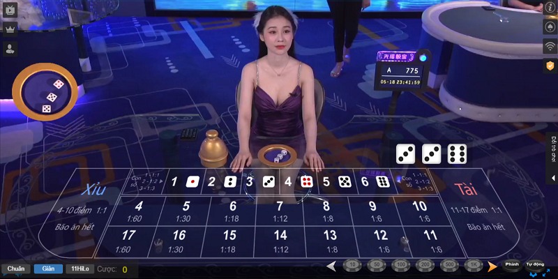 Trải nghiệm chơi Sicbo casino trực tuyến chất lượng