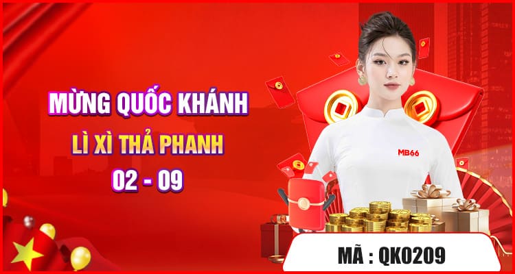 Nhận lì xì thả phanh mừng Quốc Khánh 2/9 tưng bừng