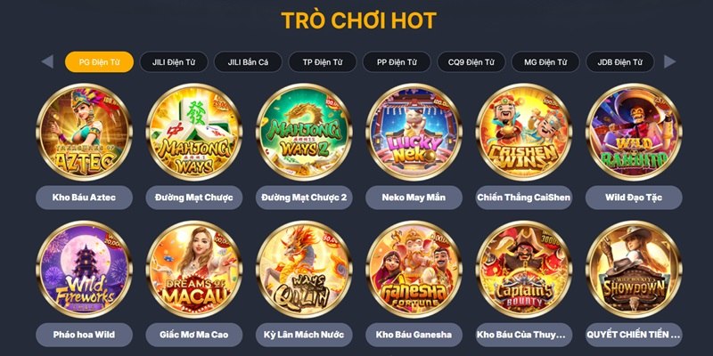 Danh sách game thu hút đông người chơi