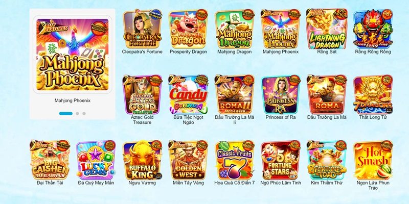 Sản phẩm slots game hấp dẫn hàng đầu