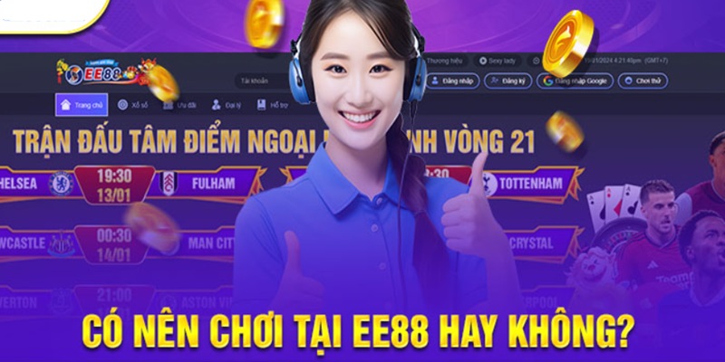 Chơi game đổi thưởng EE88 cung cấp đa dạng ưu đãi